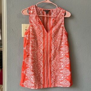 Tommy Bahama Orange Floral Blouse